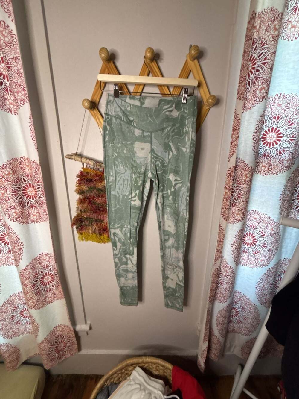 Smartwool Merino 250 Base Layer Pattern Bottom Marble Green Leggings
